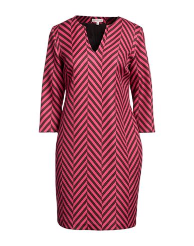 Camicettasnob Woman Mini Dress Fuchsia Size 4 Viscose, Polyester, Nylon In Pink