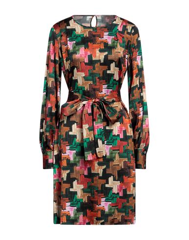 Camicettasnob Woman Midi Dress Green Size 12 Viscose, Elastane
