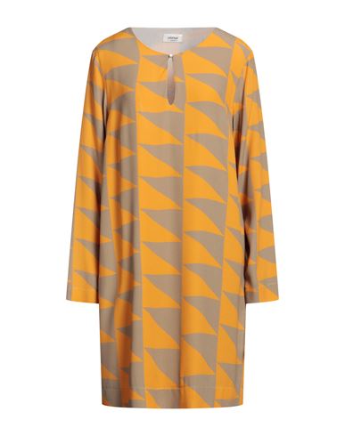 Ottod'ame Woman Mini Dress Orange Size 8 Viscose, Rayon