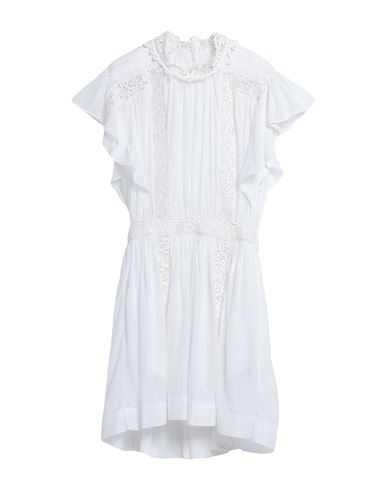 Isabel Marant Étoile Marant Étoile Woman Mini Dress White Size 10 Cotton, Viscose
