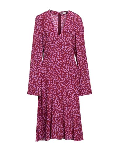 Stella Mccartney Woman Midi Dress Garnet Size 8-10 Silk In Red
