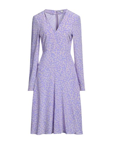Stella Mccartney Woman Midi Dress Lilac Size 8-10 Silk In Purple