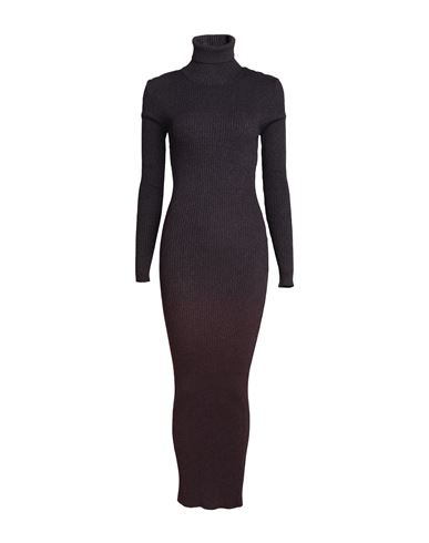 Shop Ssheena Woman Maxi Dress Dark Purple Size Xs Viscose, Polyester