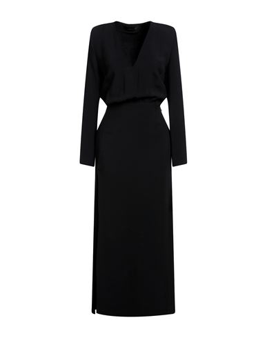 Federica Tosi Woman Long Dress Black Size 6 Polyester