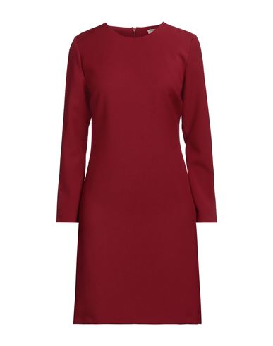 Camicettasnob Woman Mini Dress Burgundy Size 8 Polyester, Rayon, Elastane In Red