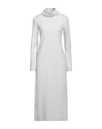 Antonelli Woman Midi Dress Light Grey Size 6 Textile Fibers