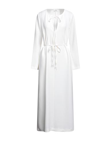 Ottod'ame Woman Maxi Dress Cream Size 2 Polyester In White
