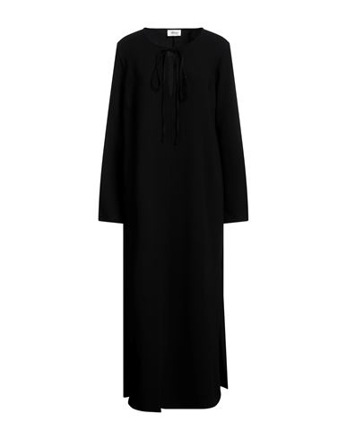 Ottod'ame Woman Maxi Dress Black Size 10 Polyester