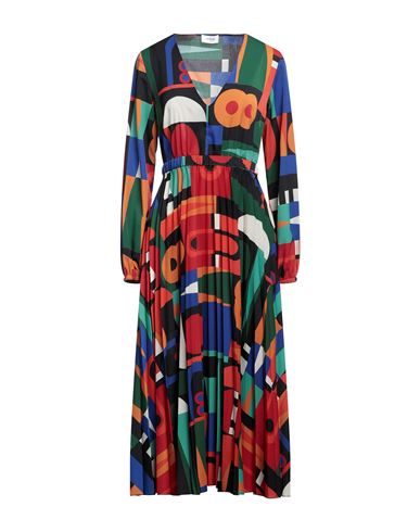 Ottod'ame Woman Midi Dress Black Size 4 Polyester, Recycled Polyester