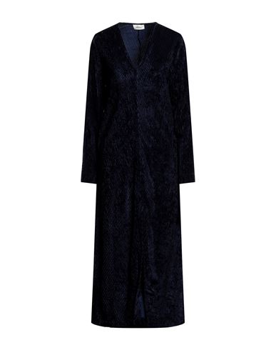 Ottod'ame Woman Maxi Dress Midnight Blue Size 4 Viscose