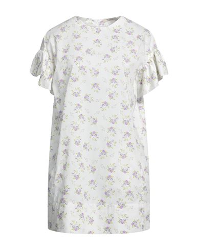 Siviglia Woman Short Dress White Size M Polyester