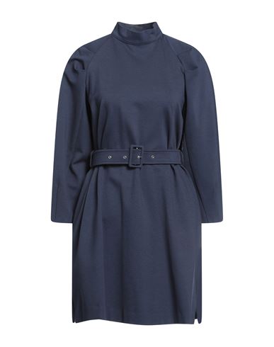 Meimeij Woman Mini Dress Midnight Blue Size 4 Viscose, Polyamide, Elastane