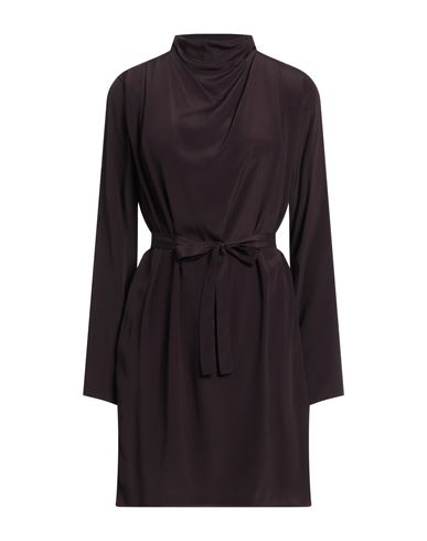 Ottod'ame Woman Mini Dress Deep Purple Size 0 Acetate, Silk