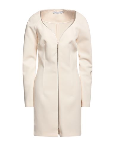 Simona Corsellini Woman Mini Dress Ivory Size 2 Polyester, Elastane In White