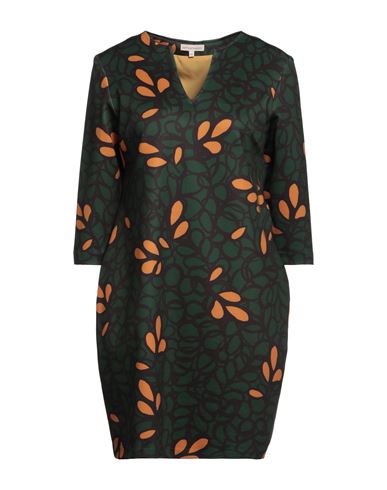 Camicettasnob Woman Mini Dress Green Size 10 Viscose, Polyester, Elastane
