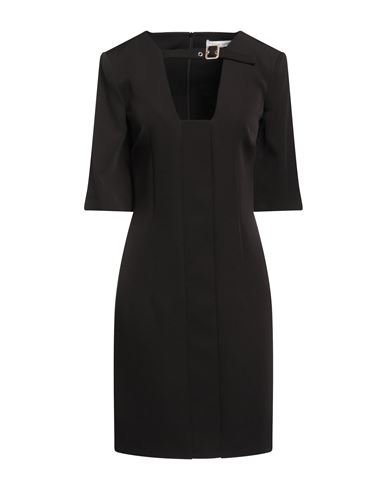 Simona Corsellini Woman Mini Dress Black Size 4 Polyester, Elastane