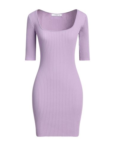 Glamorous Woman Short Dress Light Purple Size 8 Viscose, Polyamide