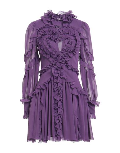 Marco Bologna Woman Short Dress Purple Size 10 Polyester
