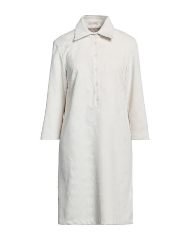 Camicettasnob Woman Mini Dress Off White Size 8 Polyester, Polyamide, Elastane