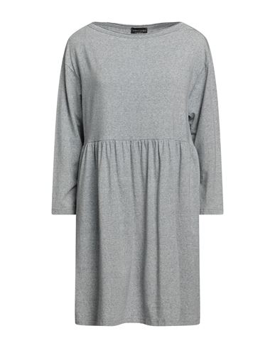 Alessia Santi Woman Mini Dress Grey Size 10 Lyocell, Cotton, Elastane
