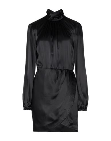 Costume National Woman Mini Dress Black Size 10 Acetate, Silk