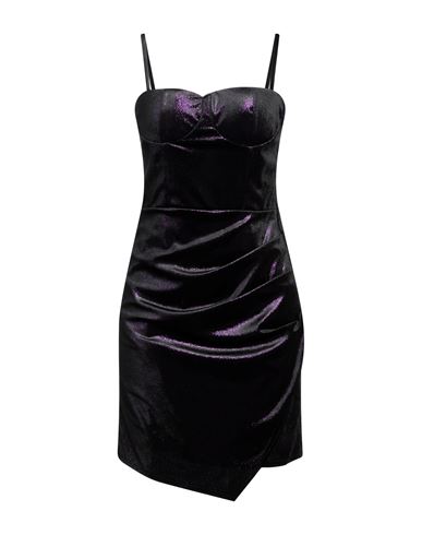 Souvenir Woman Mini Dress Purple Size M Polyester, Elastane