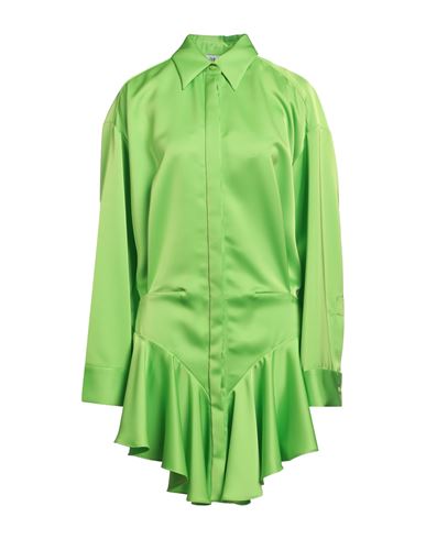 Attico The  Woman Mini Dress Light Green Size 6 Polyester