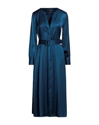 Icona By Kaos Woman Midi Dress Deep Jade Size 6 Viscose In Green