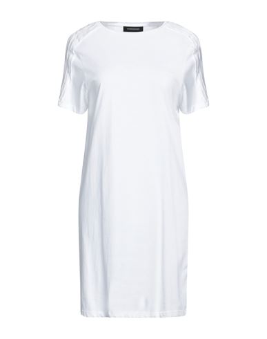 Shop Les Bourdelles Des Garçons Woman Mini Dress White Size 4 Cotton