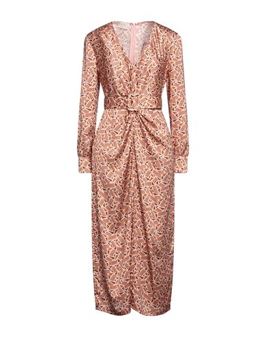 Kaos Woman Midi Dress Blush Size 4 Polyester, Viscose In Pink