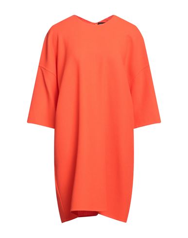 Gianluca Capannolo Woman Short Dress Red Size 10 Wool In Orange