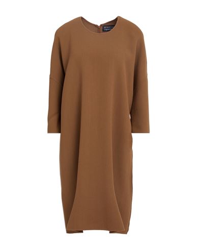 Gianluca Capannolo Woman Mini Dress Brown Size 12 Wool In Brown