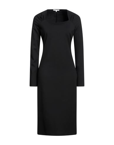 Vestido midi Mujer Negro 38 Mujer