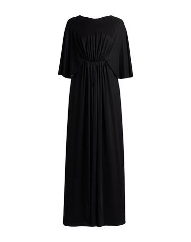 Elisabetta Franchi Woman Maxi Dress Black Size 2 Viscose, Elastane