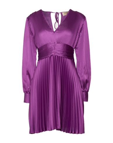 Kaos Jeans Woman Short Dress Purple Size 8 Polyester
