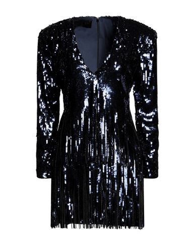 Philipp Plein Woman Short Dress Midnight Blue Size L Polyester