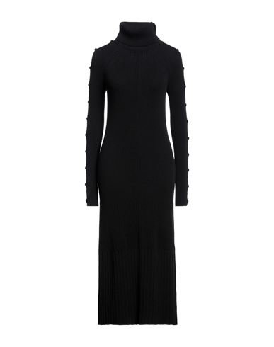 Proenza Schouler Woman Midi Dress Black Size S Cotton, Polyamide, Viscose, Polyester, Elastane