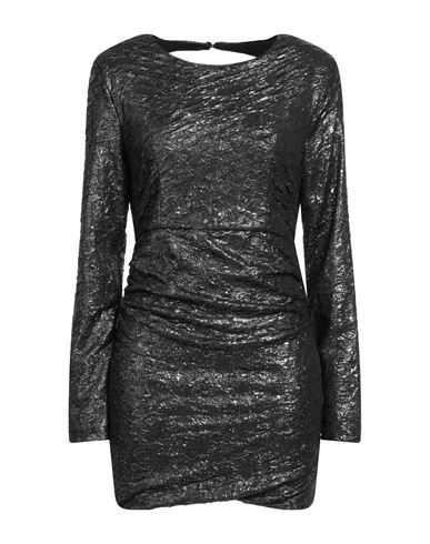 Vanessa Scott Woman Mini Dress Steel Grey Size M/l Polyester, Elastane
