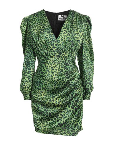No Secrets Woman Short Dress Acid Green Size 10 Polyester