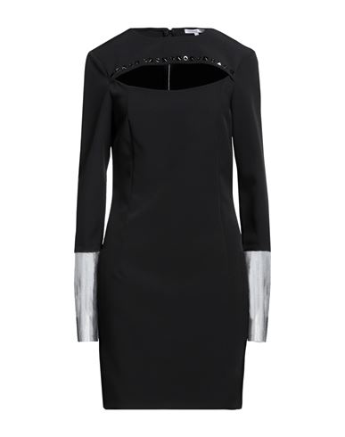 Patrizia Pepe Woman Mini Dress Black Size 8 Polyester, Elastane