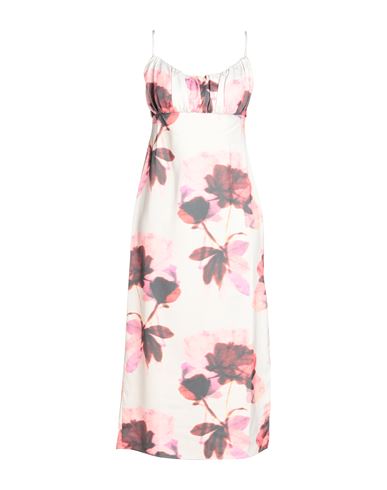Topshop Woman Midi Dress Light Pink Size 12 Polyester, Elastane