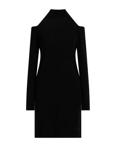 Circus Hotel Woman Mini Dress Black Size 6 Wool, Cashmere