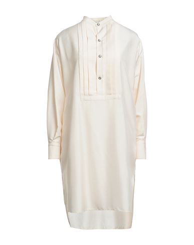 Etro Woman Short Dress Off White Size 10 Silk