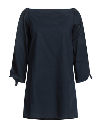 Jucca Woman Mini Dress Midnight Blue Size Xl Cotton, Elastane