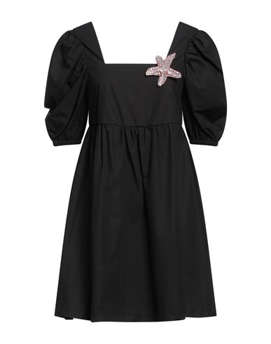 Mariuccia Woman Short Dress Black Size M Cotton