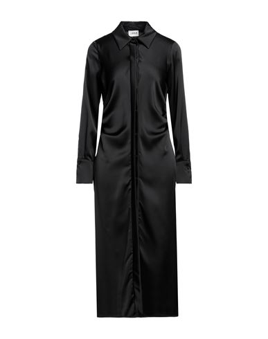 Berna Woman Midi Dress Black Size L Polyester