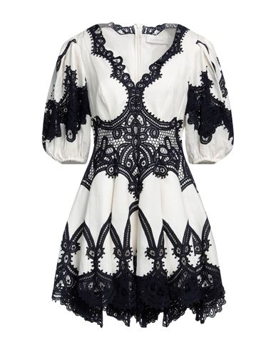 Mini-Kleid Damen Elfenbein 1 Damen