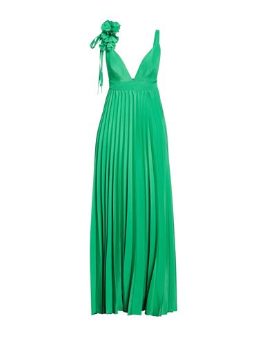 P.a.r.o.s.h P. A.r. O.s. H. Woman Long Dress Green Size Xs Polyester