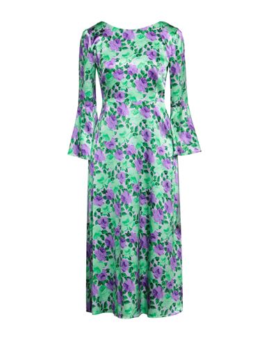 P.a.r.o.s.h P. A.r. O.s. H. Woman Midi Dress Green Size M Silk, Elastane