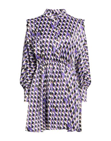 Marella Woman Short Dress Purple Size 6 Polyester